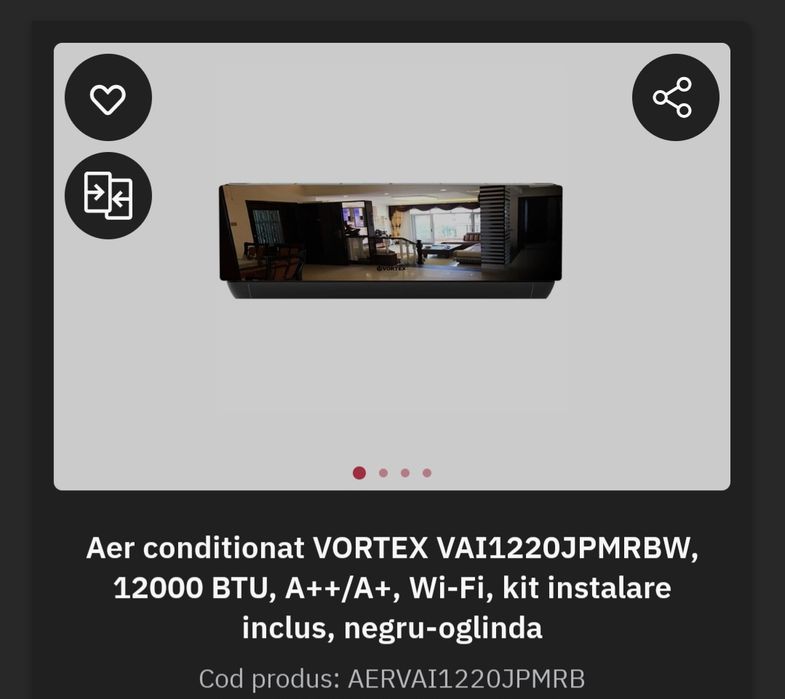 Vand aer condiționat stricat Vortex