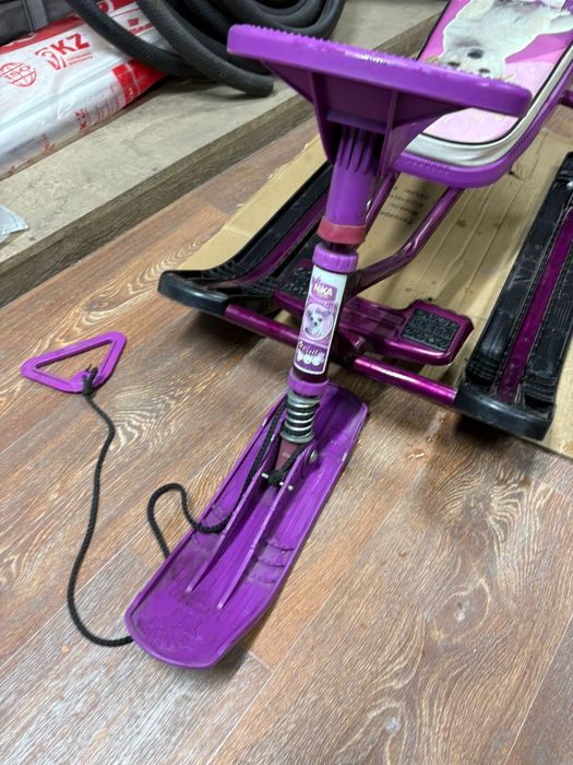 Санки детские с рулём