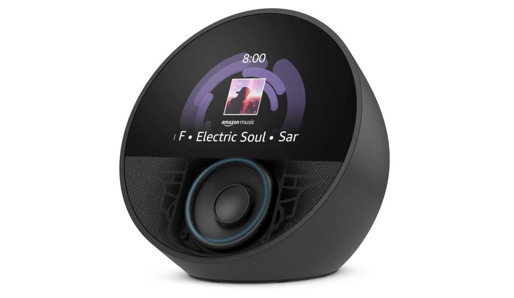 Boxa smart Amazon Echo Spot 2024 Display touch 2.83" Wi-Fi Negru(noua)
