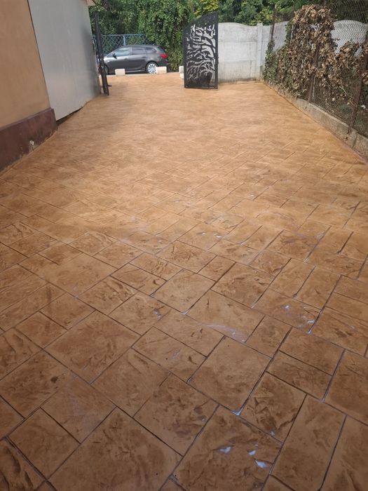 Beton amprentat si vertical!