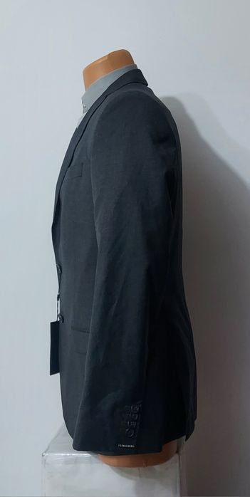 Sacou nou J. Lindeberg Mick Dressed Wool Blazer Grey Melange, nr 46/48
