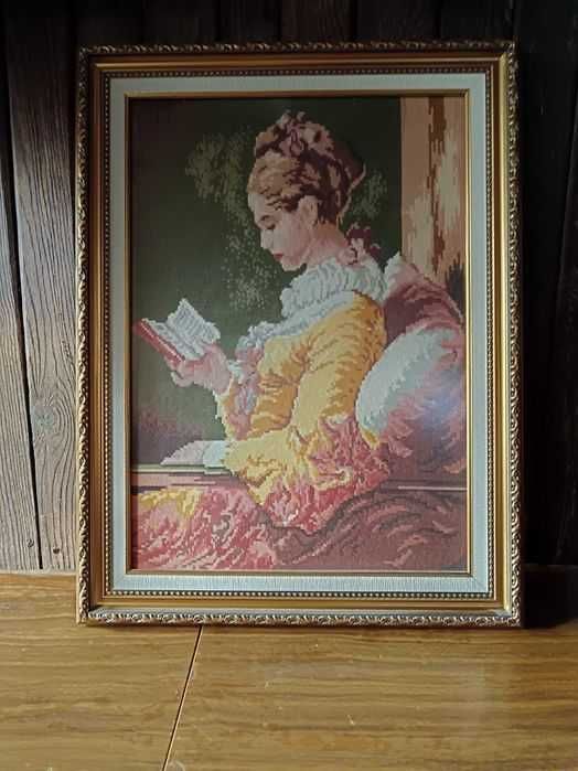 Гоблен момичето със книгата