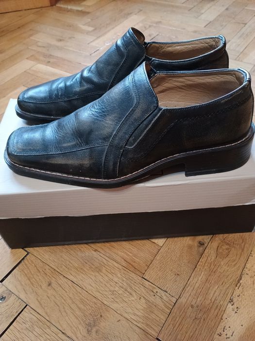 Мъжки официални обувки от естествена кожа