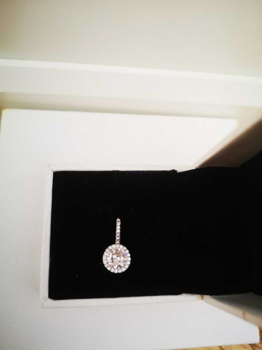 Сребърни висящи обеци 925