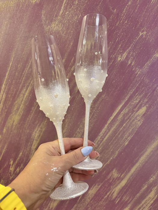 РАЗПРОДАЖБА!!! Рисувани сватбени ритуални чаши