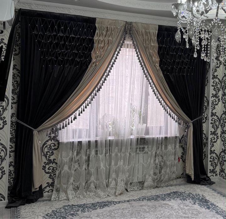 Перде карнизбен бірге 35.000 б/у шымкент