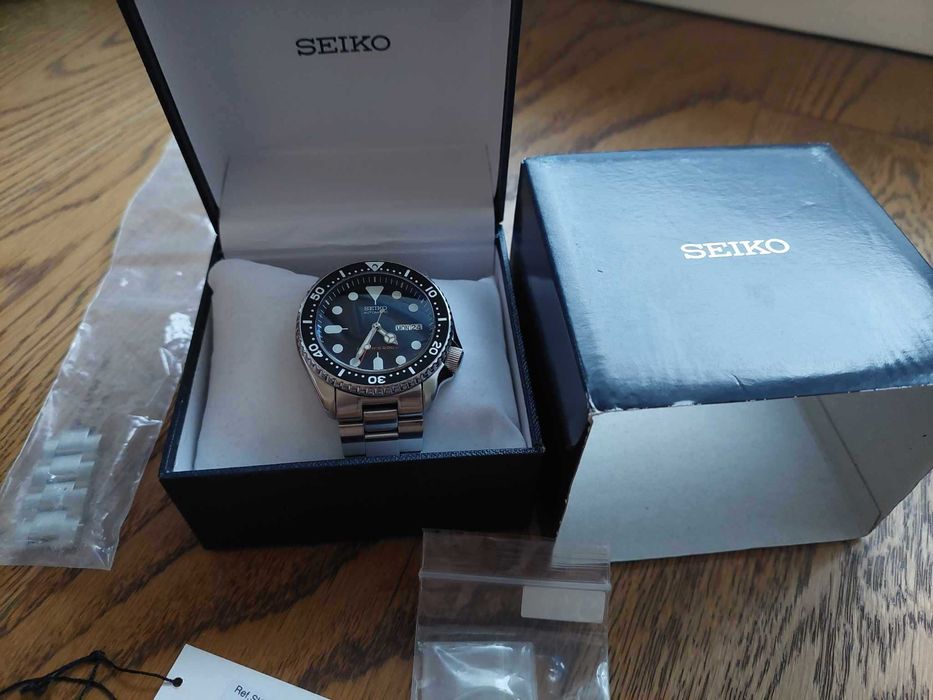 Като нов рядък Seiko SKX007 пълен комплект + Strapcode + екстри