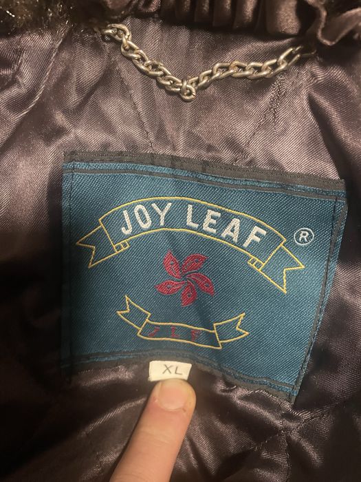 Палто от Еко кожа Joy Leaf