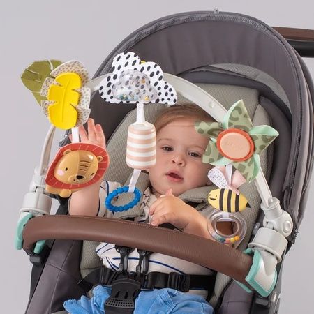 Jucarie pentru carucior Arcada aventuri in savana, +0 luni, Taf Toys