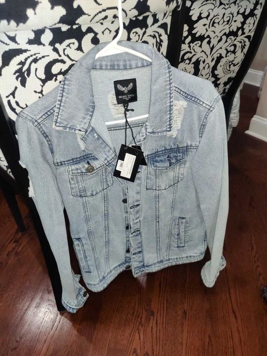 Дънково мъжко яке (Men's JEAN JACKET)  Brave Soul London Rare Denim.