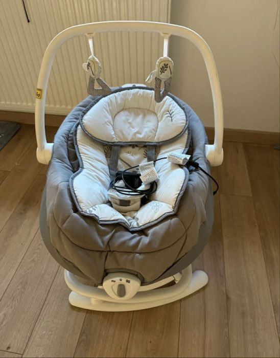 Leagan si balansoar rotativ pentru bebelusi Joie Sansa 2 in 1 Portrait