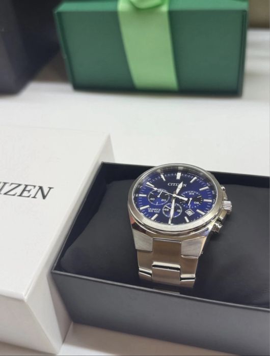 Vand ceas Citizen Chronograph Blue - Full Set(cutie)