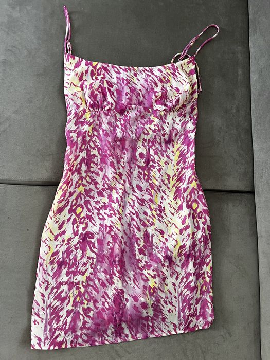 Rochie din satin Bershka