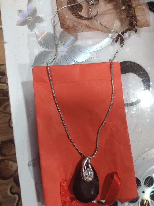 Сребърен пръстен.Колие