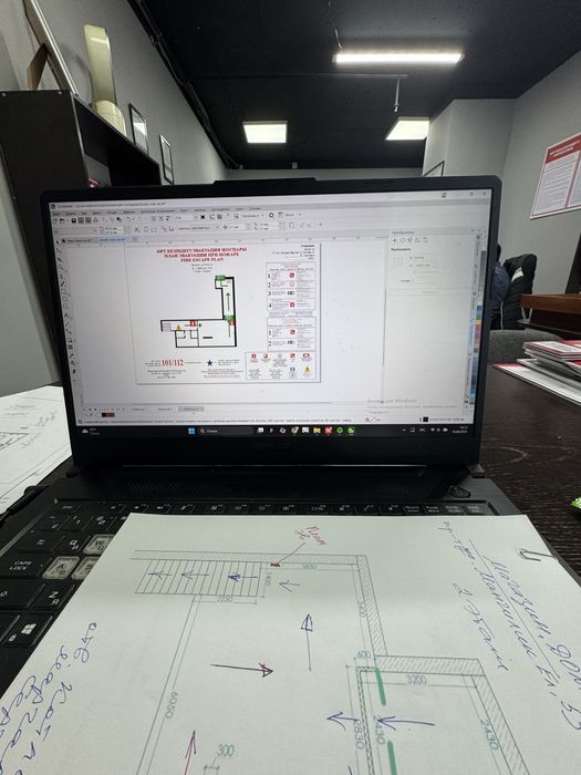 Разработка планов эвакуации. План эвакуации