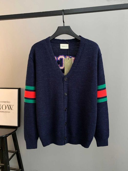 Gucci Retro Preppy Cable Tricot Cardcut Cardigan / îmbrăcăminte