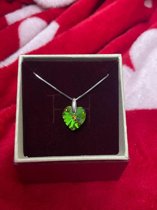 Lanț argint cu diamant