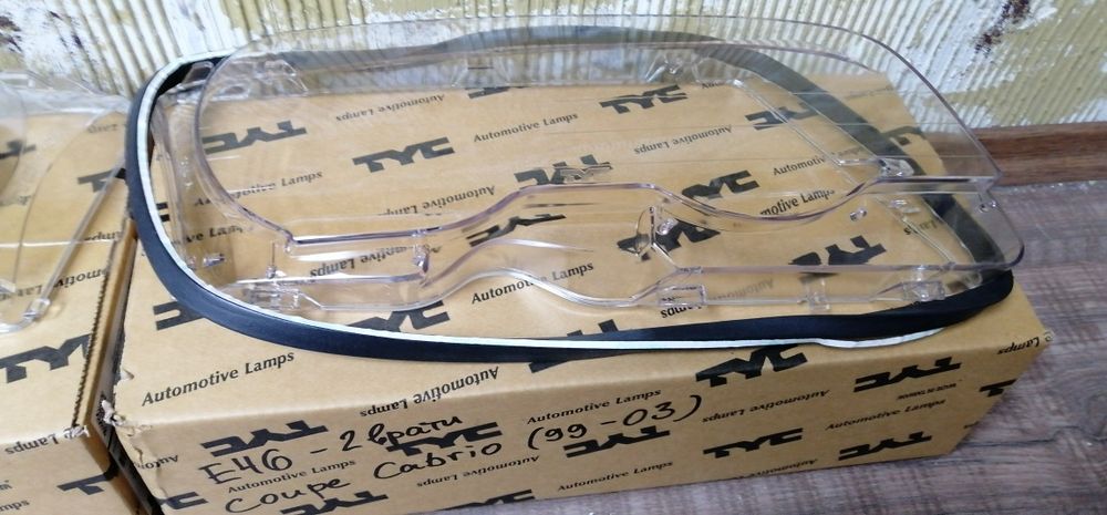 E46 coupe cabrio BMW капак фар стъкло фарове БМВ купе 99 - 03 , 2 вр