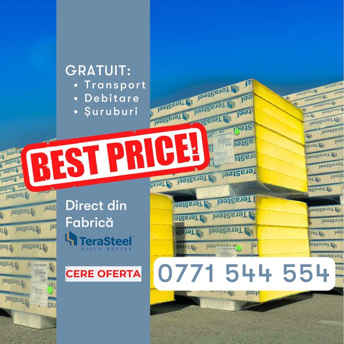 Panou Sandwich - Transport GRATUIT*- Oferte atractive - Miercurea Ciuc