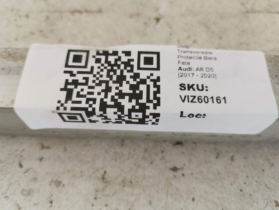 Напречна защитна планка/напречник предна броня Ауди А8 Д5 / Audi A8 D5