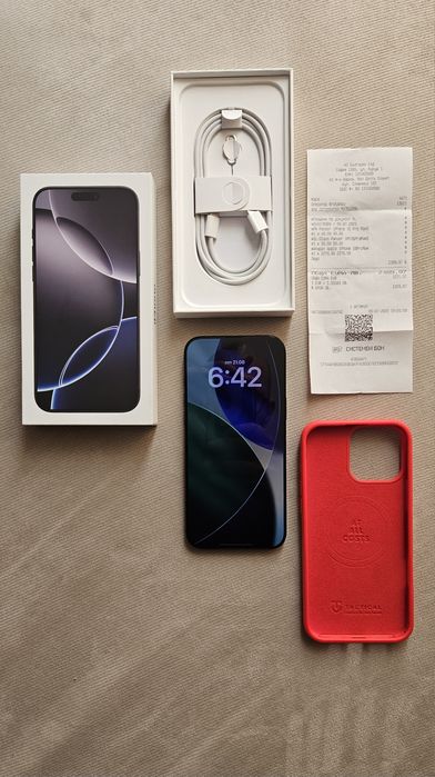 iPhone 16 Pro MAX - Като НОВ (2 Години ГАРАНЦИЯ)