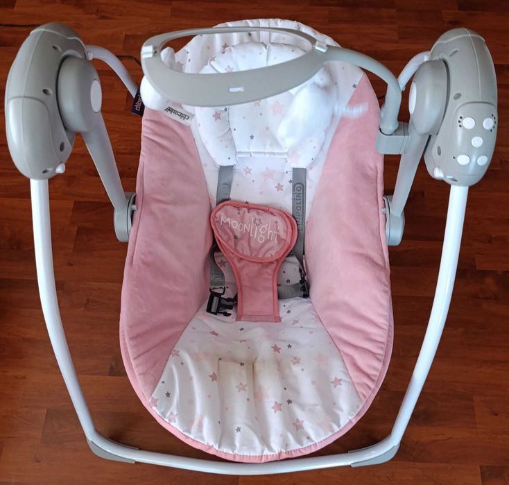 Люлка Chipolino Moonlight цвят Фламинго