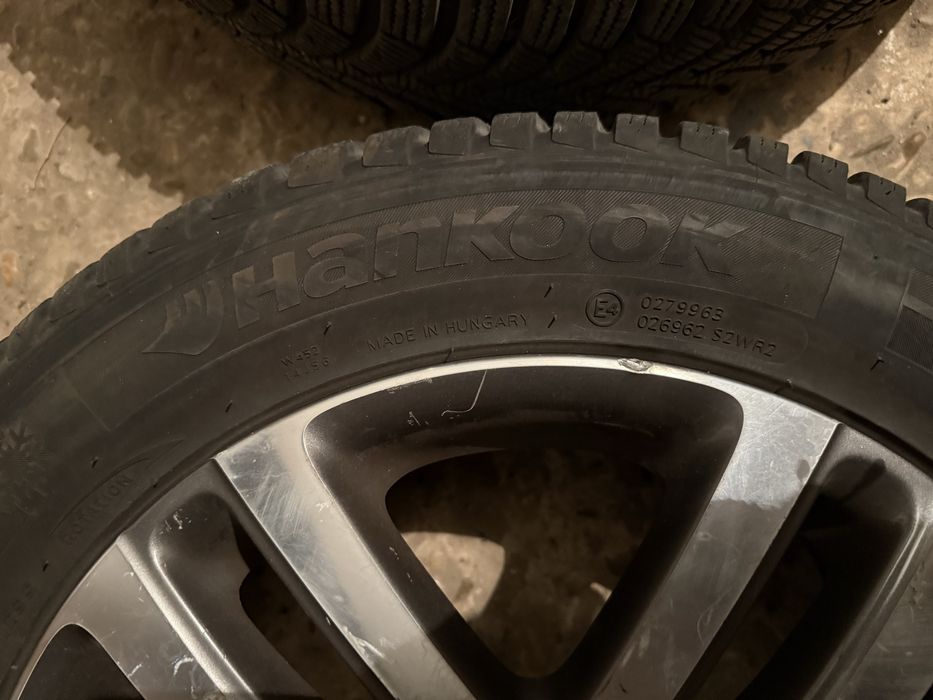 Jante aliaj Anvelope Hankook  205/55/R16 91T ( iarna 4 buc )