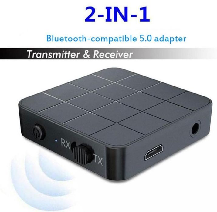 Audio Receptor Bluetooth Receiver 5.0 cu transmiter și Receptor Aux