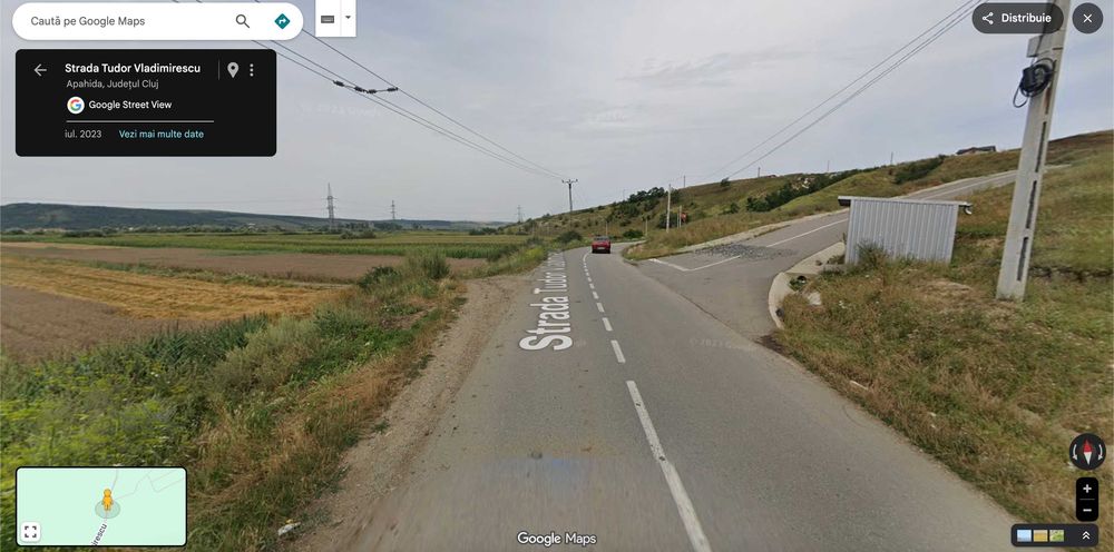 Vand Teren 725 mp Intravilan in Apahida