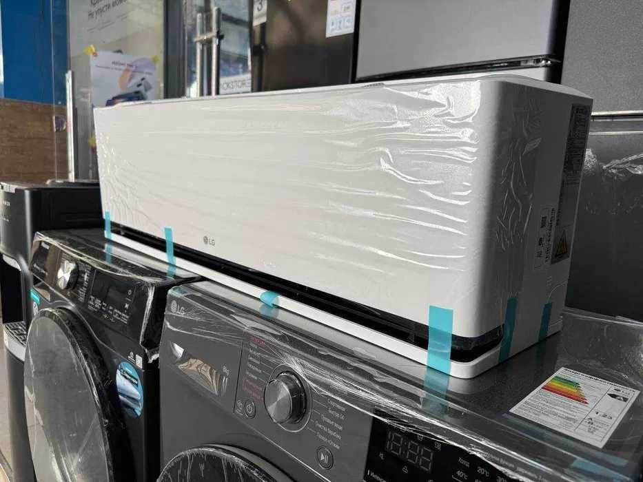 Кондиционер LG 12 DUALCOOL Invertor R32 Фреон установка есть +доставка
