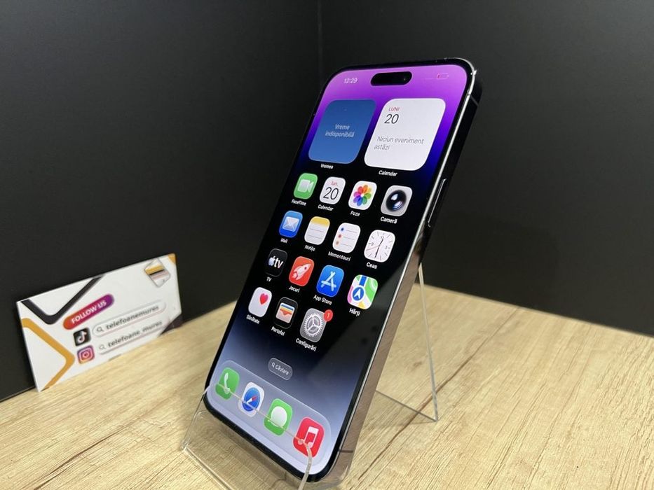 iPhone 14 Pro Max 128Gb Deep Purple Second-Hand Foarte Bun 3 ani garan
