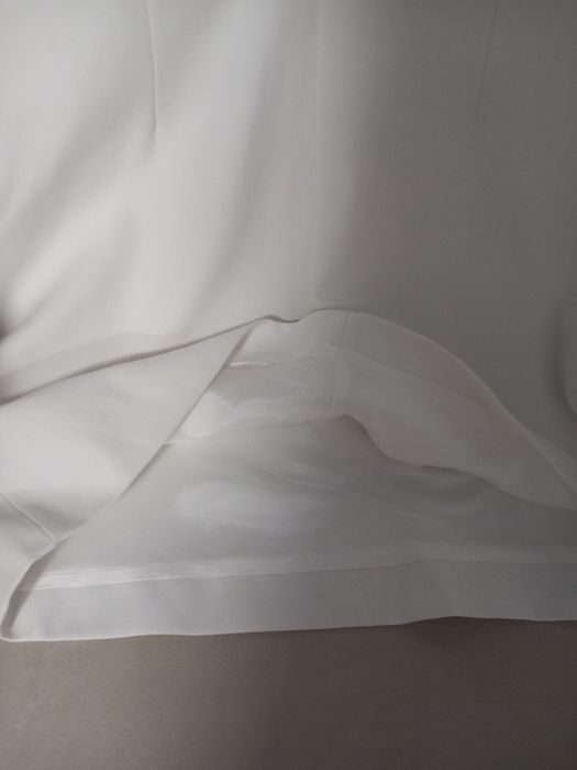 Rochie eleganta sacou fără mâneci măsură M alba Zara noua ch eticheta