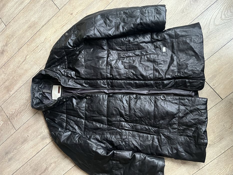 MILESTONE : Дълго зимно яке естествена кожа размер 54/ХЛ Оригинал