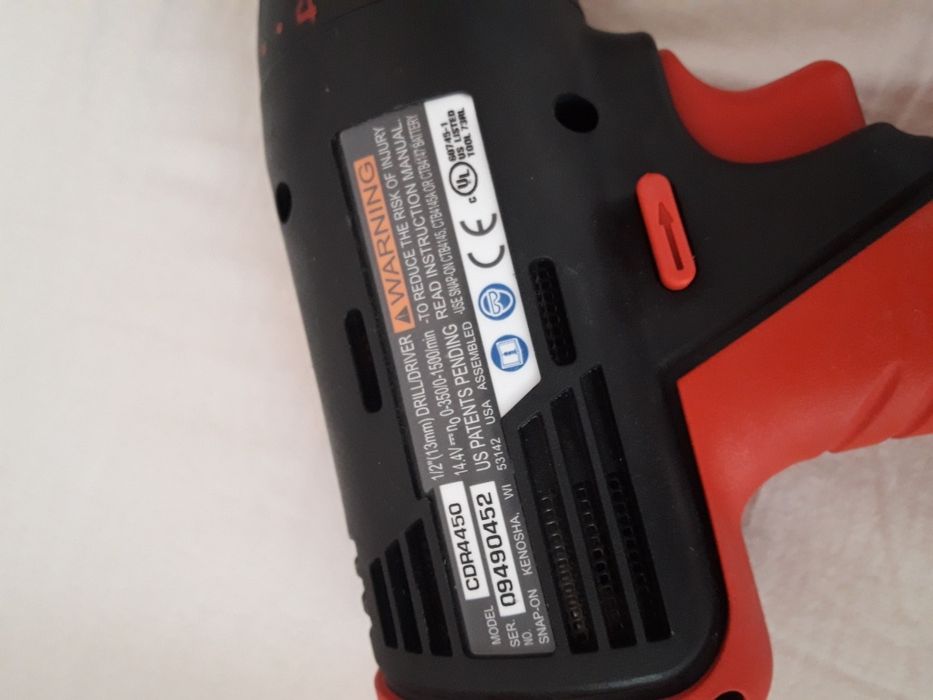 Разпродажба!!!Гайковерт на 3/8"и винтоверт Snap-on CTU4410