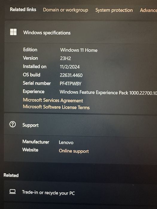 Lenovo idea pad 1  16GB ram 1TB