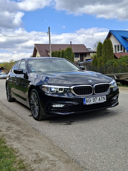 BMW 520D* G30 * 2018* Sport Line * Negru Saphire * Full Led* Ceasuri Digitale * * Navigatie Mare * Pedestrian * Import Germania 2025* PROPRIETAR * E6*