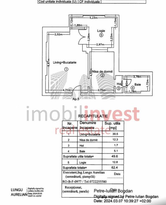 Apartament 2 camere Crystal North Pipera – mobilat.