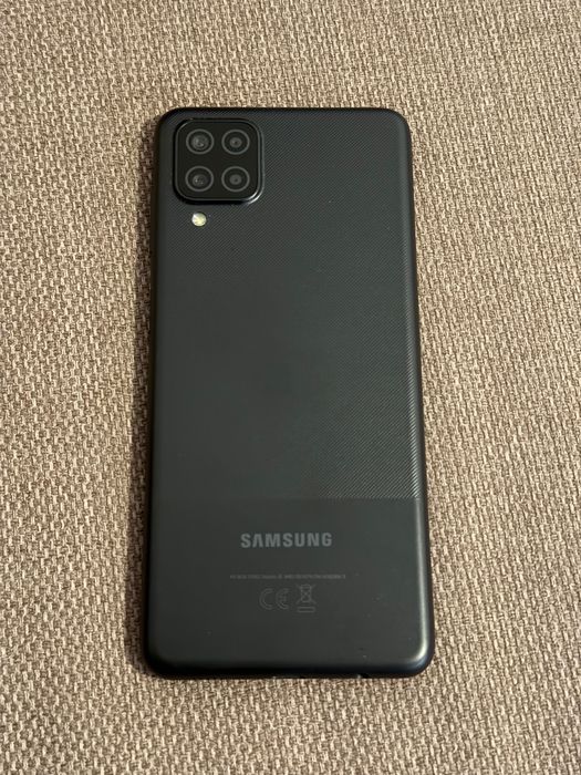 Samsung Galaxy А12, 128GB + microSD слот, Dual SIM, черен