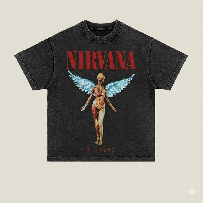 Nirvana Vintage Oversize Tee/Винтажная футболка оверсайз от Nirvana