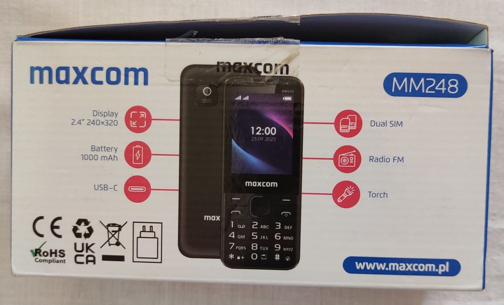 Telefon Dual SIM  Lanternă Card memorie Cameră Baterie durabilă