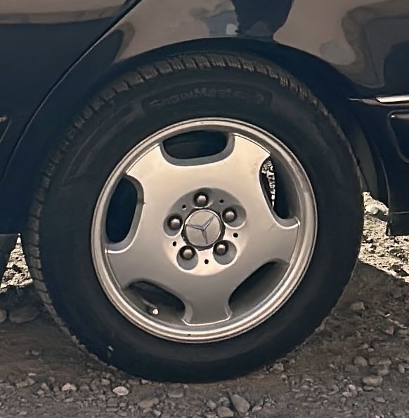 Оригинальный диск от W210 обмен с летними покрышками