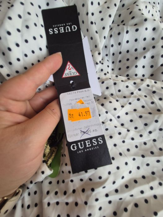 Сатенена риза GUESS