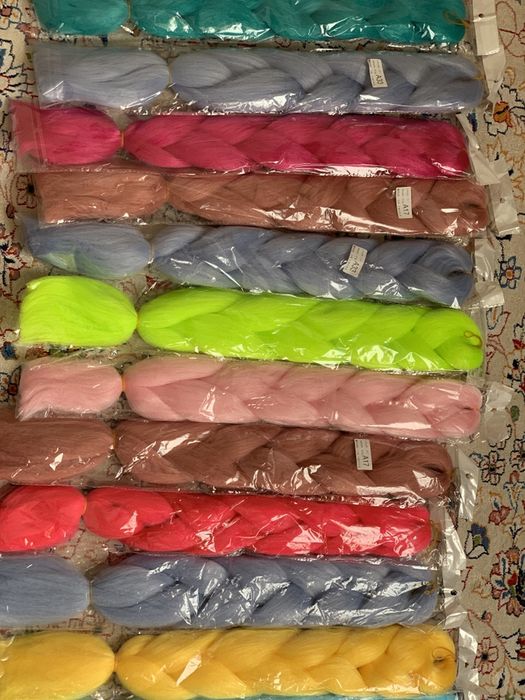 Каникалоны цветные косы