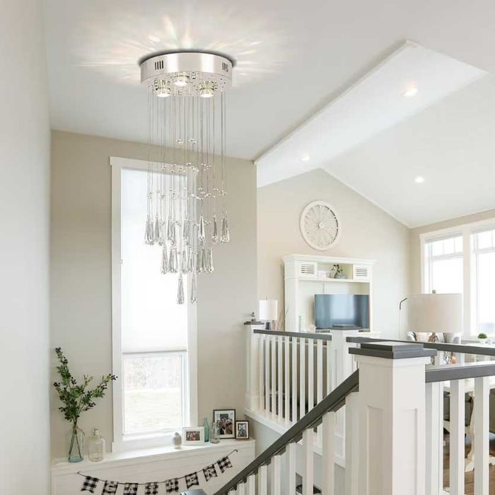 Candelabru modern din cristal