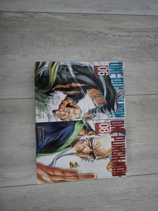 Манги One Punch Man 08 и 06 Том
