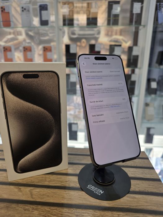 iPhone 15 Pro Max 256GB. 83% Bateria