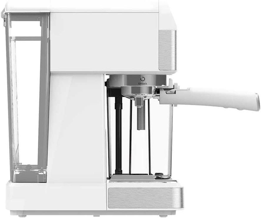Полуавтоматична кафемашина Cecotec Power Instant-ccino Touch Bianca Series, резервоар за мляко, сензорен контролен панел, 20 бара, термоблок, 1350W