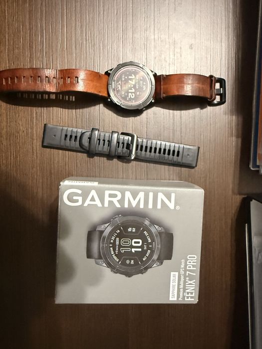 Garmin Fenix 7 Pro Sapphire Solar 47mm + cutie + 2 curele