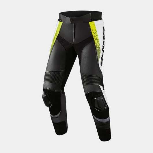 Кожен мото екип SHIMA STR 2.0 RED-FLUO,,2ч.гърбица протектори,гърбица