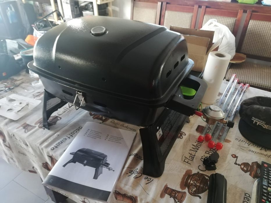 Grătar pe gaz Landmann pentru camping